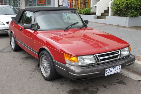 Saab 900 (first generation) convertible — 6